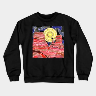 Goat on Mars Crewneck Sweatshirt